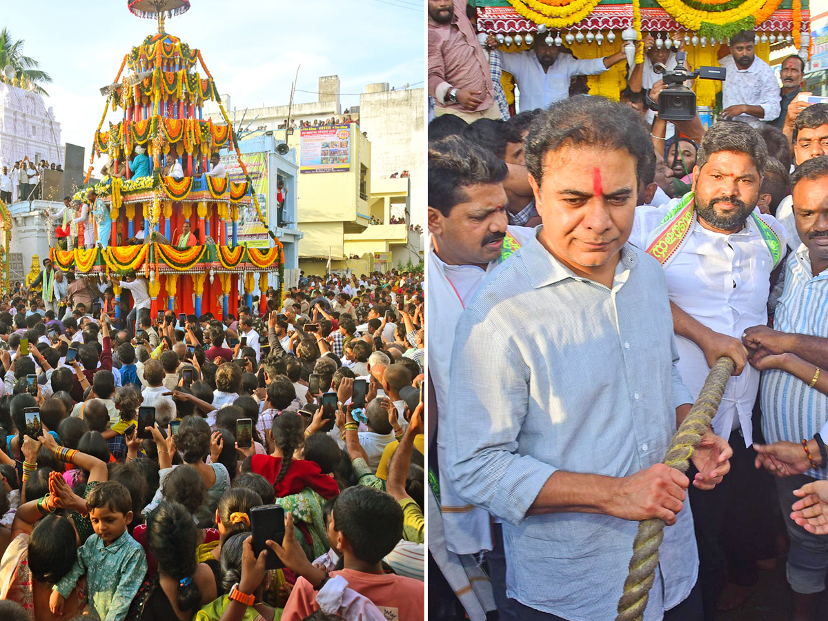 Huge Crowed at Venkateswara Swamy Brahmotsavam in Sircilla1