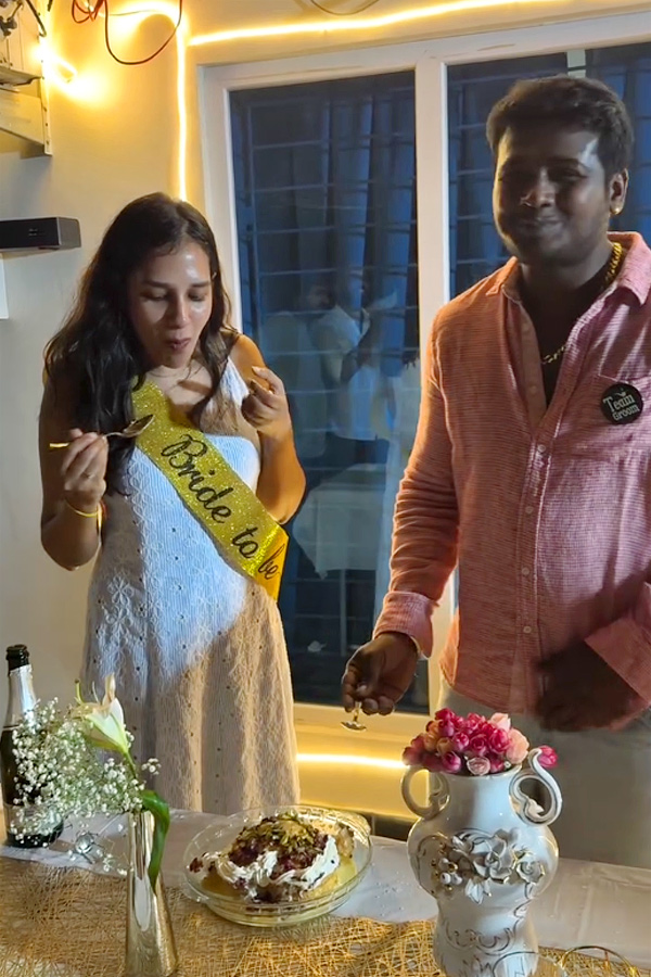 singer Rahul Sipligunj Bachelorette party with His Fiancee Photos13