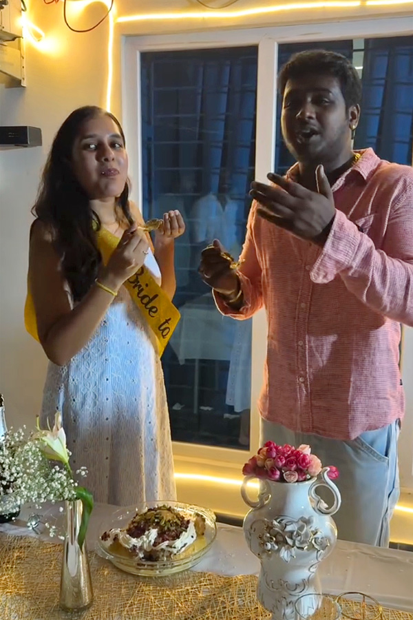 singer Rahul Sipligunj Bachelorette party with His Fiancee Photos14