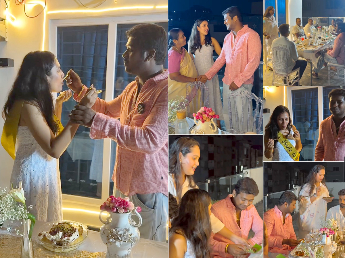 singer Rahul Sipligunj Bachelorette party with His Fiancee Photos1