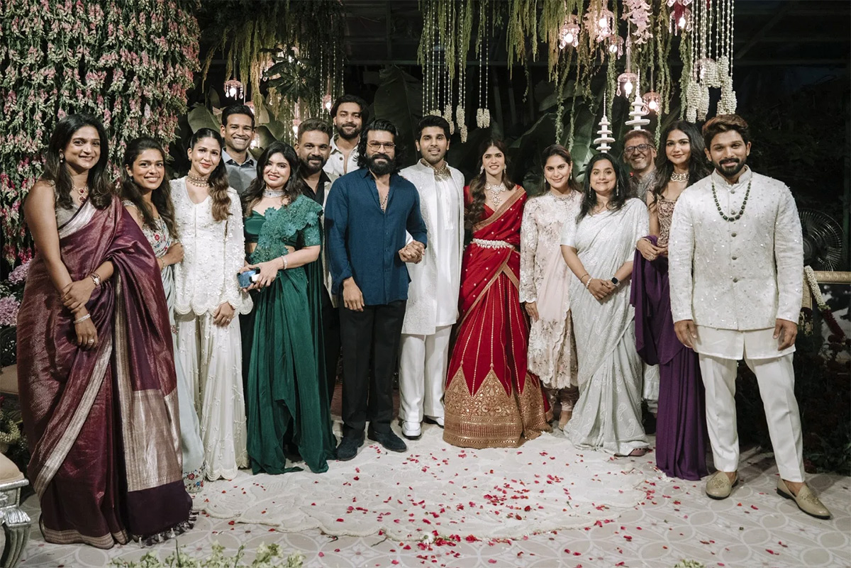 Allu Sirish and Nayanika magical engagement Ceremony Photos7
