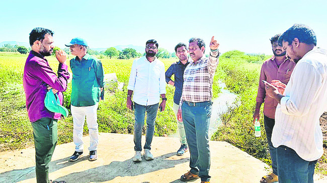 హుస్నాబాద్లో సీఎం ఏరియల్ సర్వే1