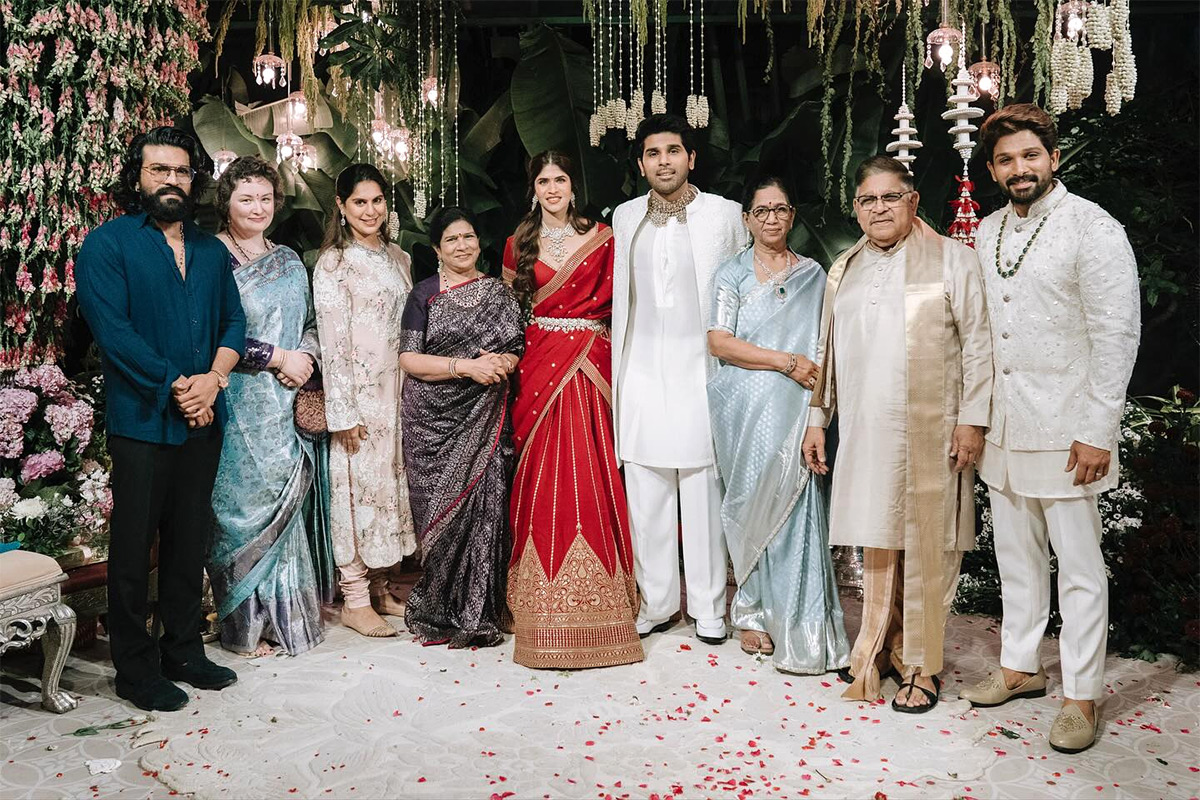 Allu Sirish and Nayanika magical engagement Ceremony Photos15