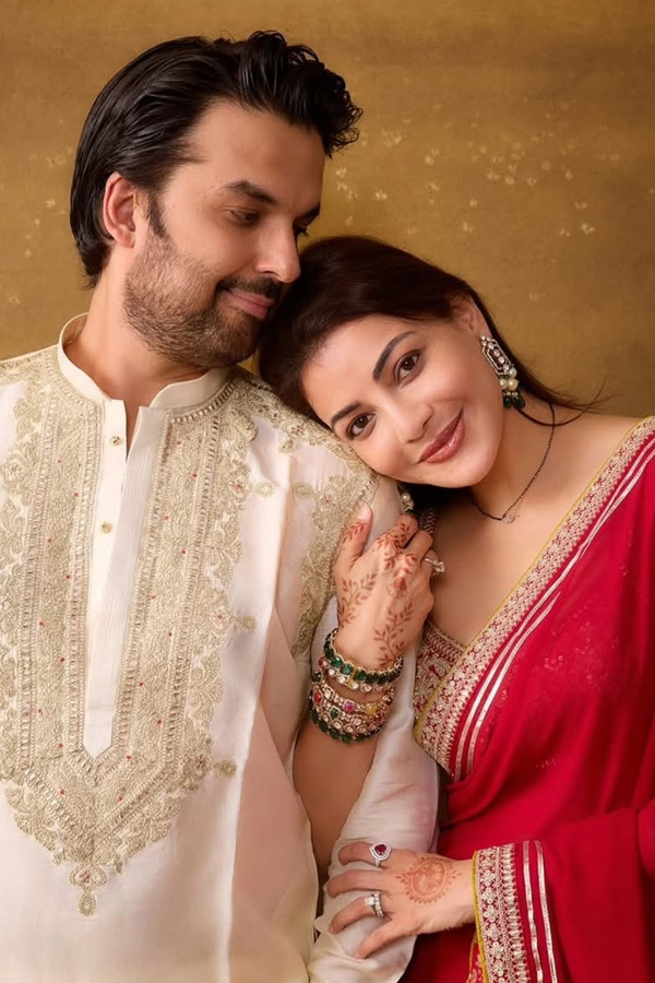 Actress Kajal Aggarwal celebrates five years of marriage with Gautam Kitchlu Photos20