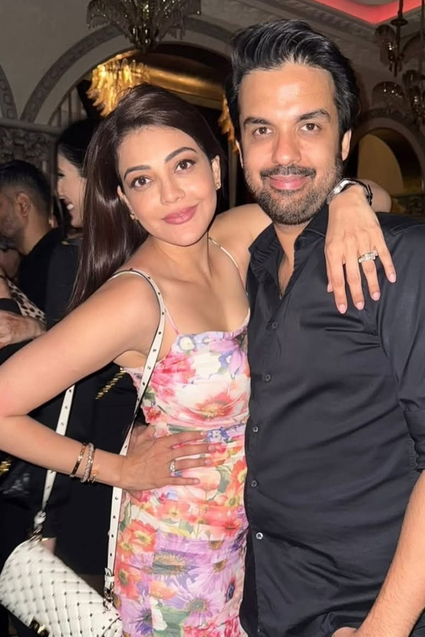 Actress Kajal Aggarwal celebrates five years of marriage with Gautam Kitchlu Photos12