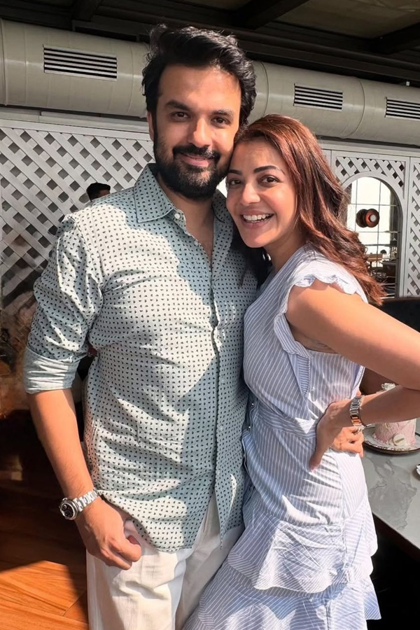 Actress Kajal Aggarwal celebrates five years of marriage with Gautam Kitchlu Photos15