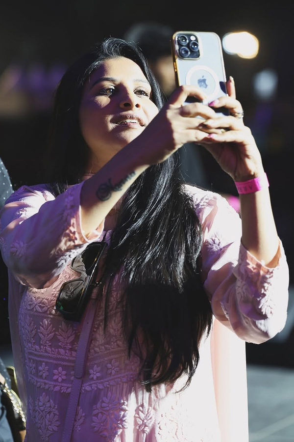 Singer Mangli with Team Peddi Shine At AR Rahman Spectacular Concert PHotos12