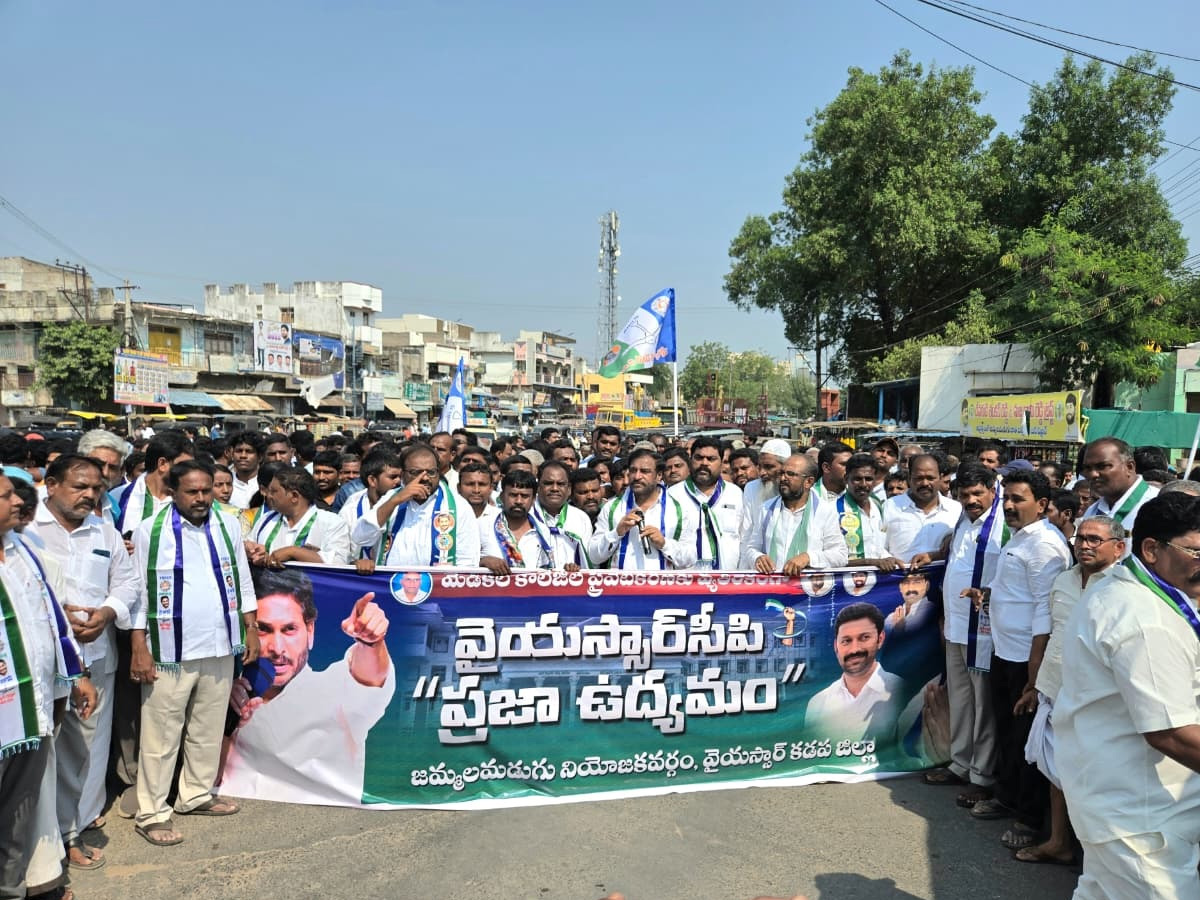 YSRCP Leaders Protest Against Privatisation of Medical Colleges In Andhra Pradesh Photos22