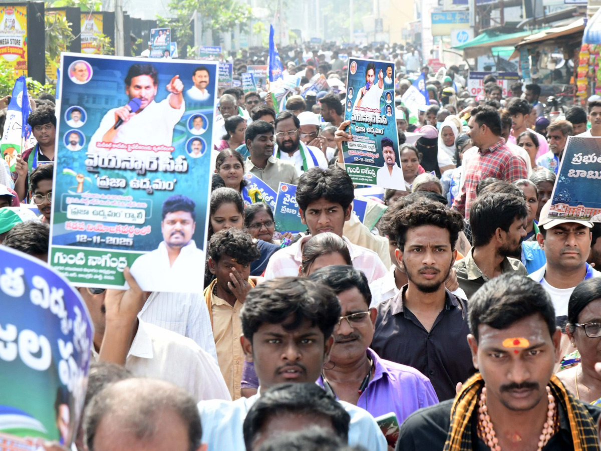 YSRCP Leaders Protest Against Privatisation of Medical Colleges In Andhra Pradesh Photos29