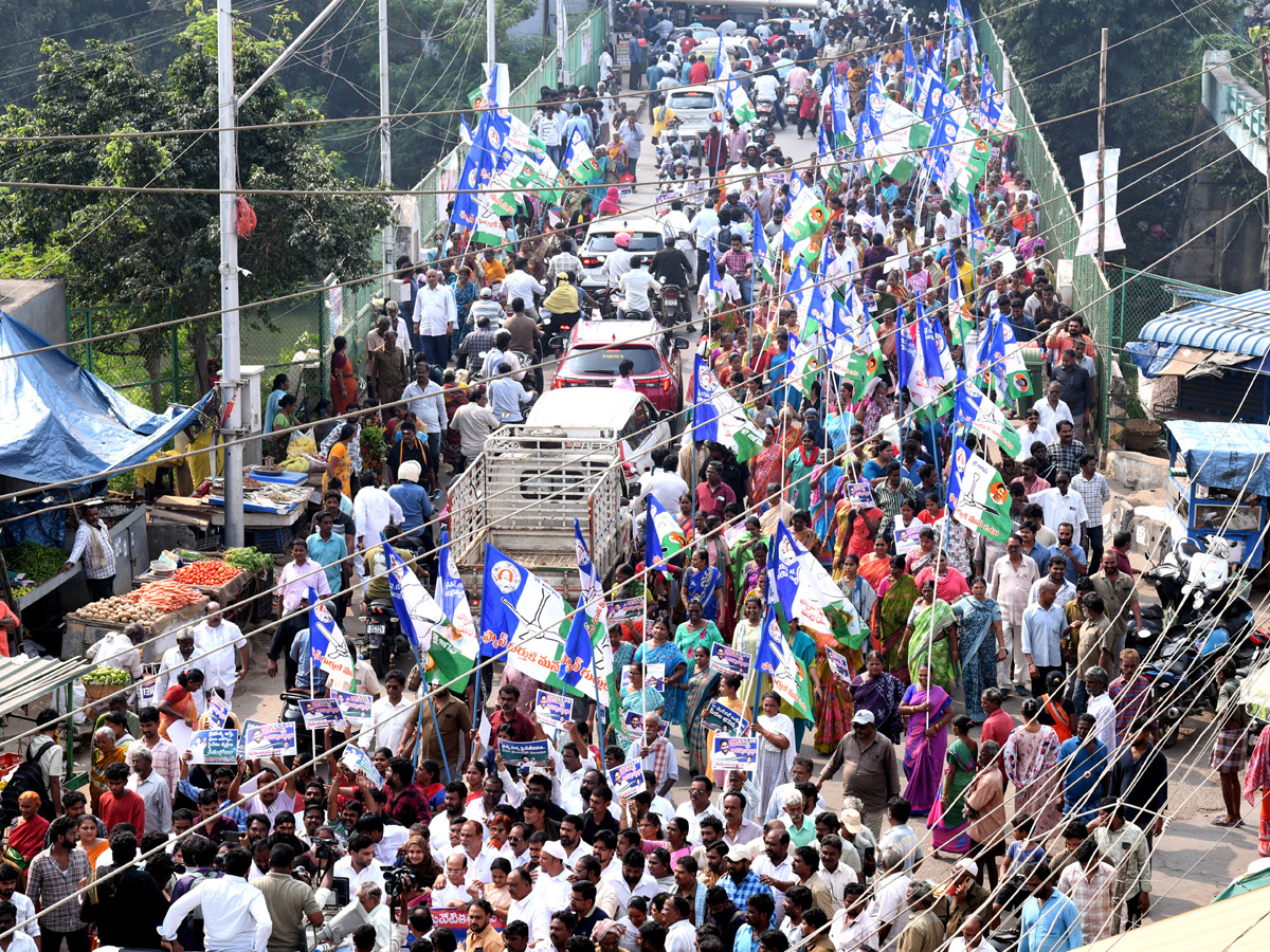 YSRCP Leaders Protest Against Privatisation of Medical Colleges In Andhra Pradesh Photos52