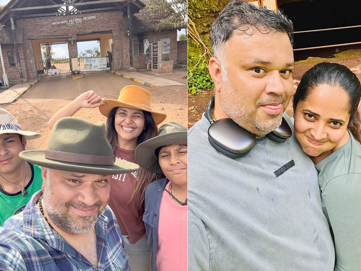 Anasuya Bhardwaj And Her Family Enjoying Vacation Photos1