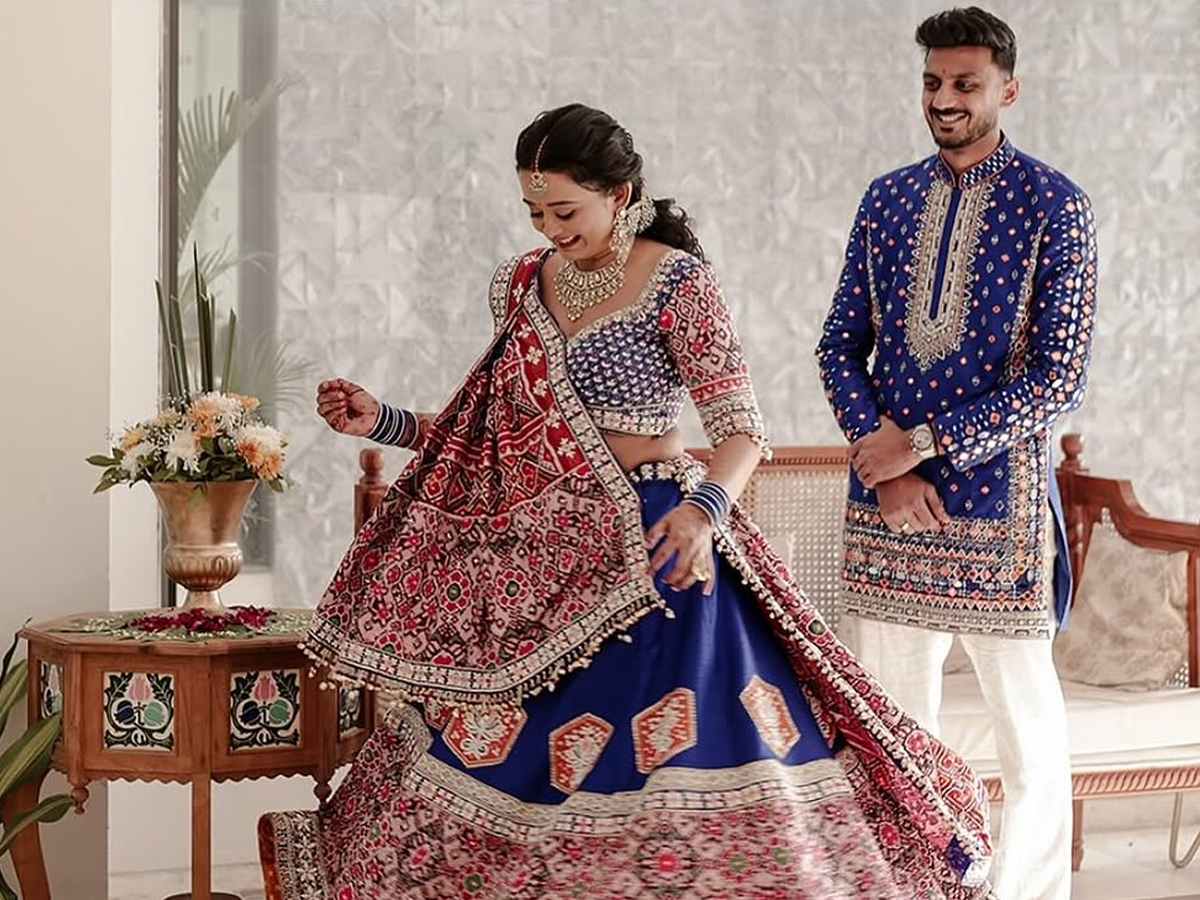 Axar Patel And wife Meha Inaugurate Their New house Photos2