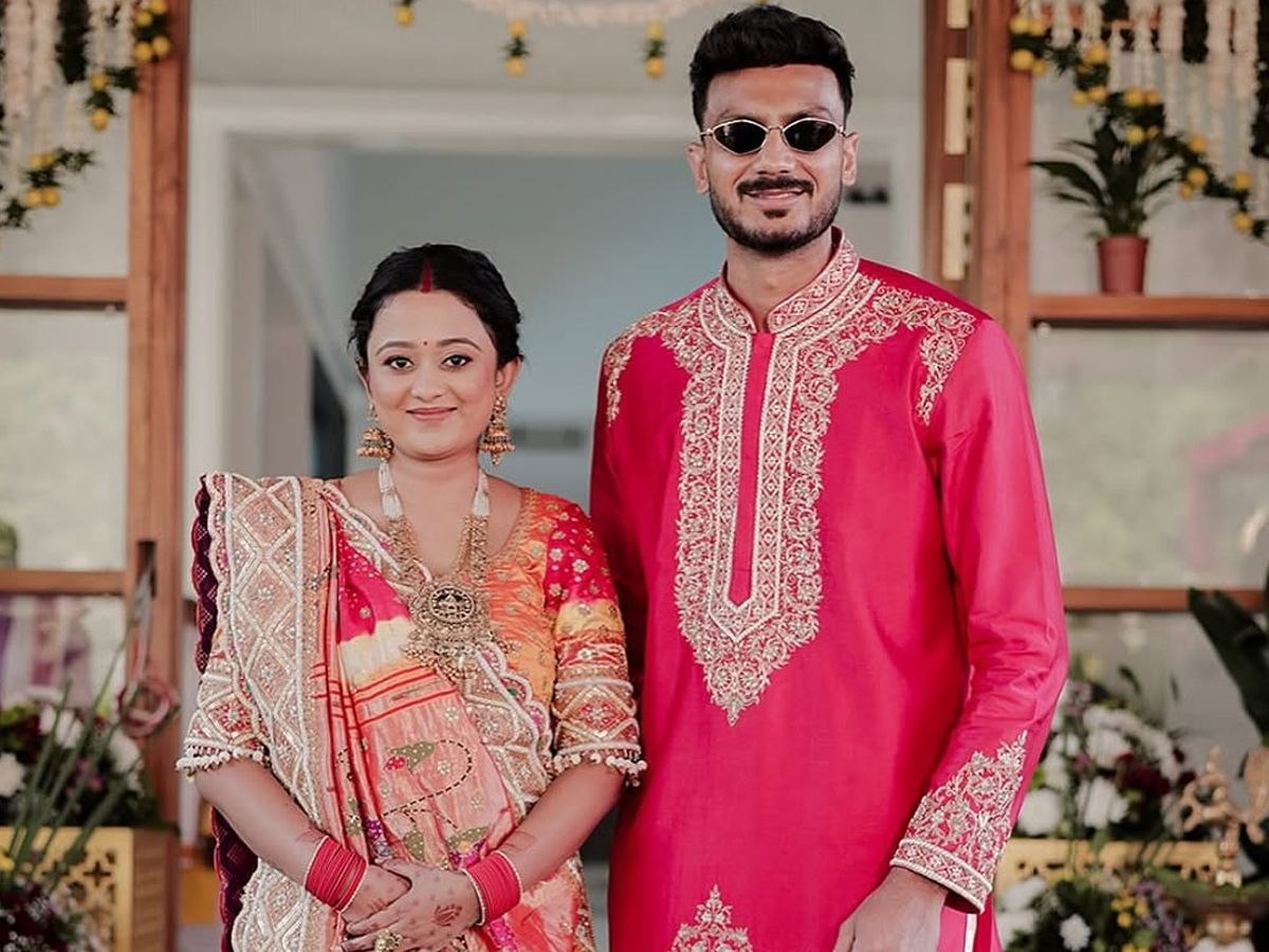 Axar Patel And wife Meha Inaugurate Their New house Photos4