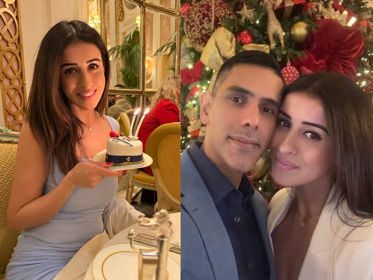 Manmadudu movie actress anshu celebrated their 15th wedding anniversary1