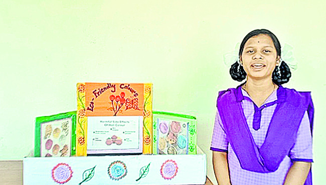 జిల్లా విద్యార్థినుల ప్రతిభ1