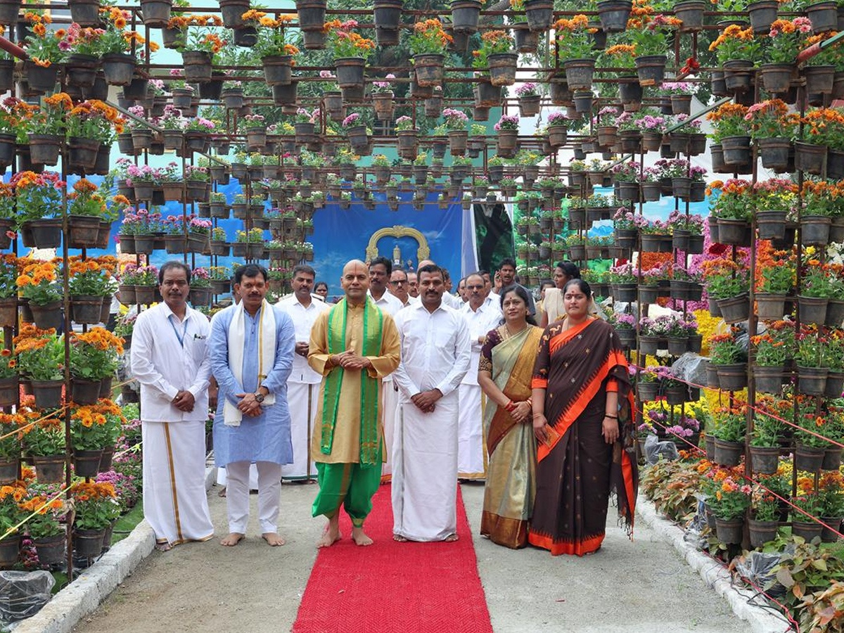 TTD EO Anil Kumar Singhal inaugurated this exhibition organized by the Horticulture Department 20