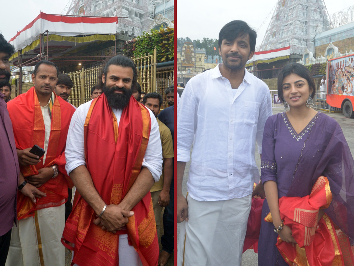 Tollywood stars at Tirumala Srivari Seva (Photos)1