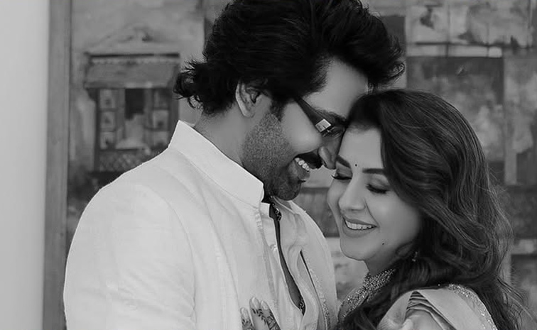 Nikki Galrani And Aadhi Cute Romantic Moments Photos4