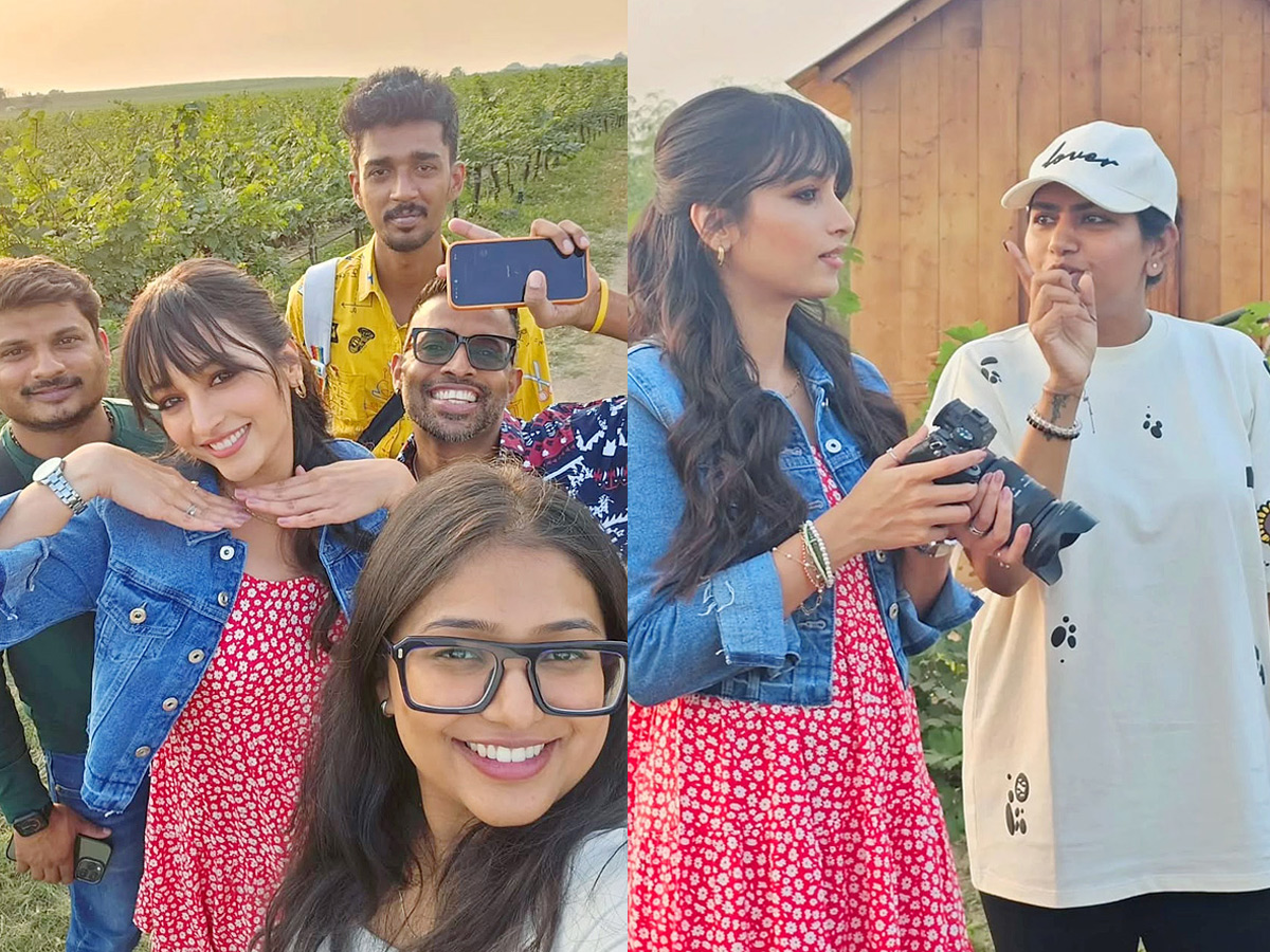 Actress Srinidhi Shetty In Telusu Kada Movie Sets Photos1