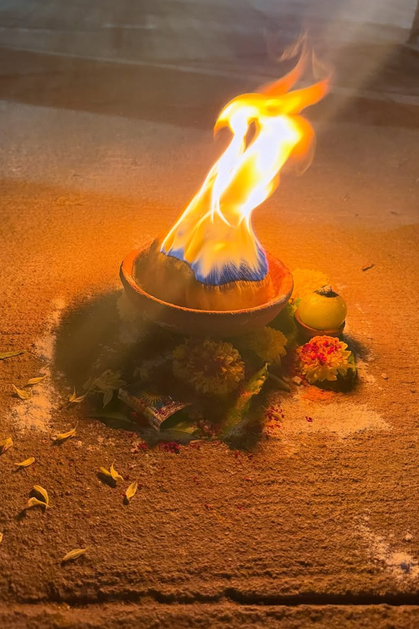 SurekhaVani Daughter Supritha Visited Srisailam Photos13