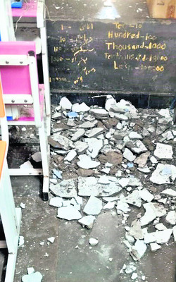 విద్యార్థులకు తృటిలో తప్పిన ప్రమాదం 1