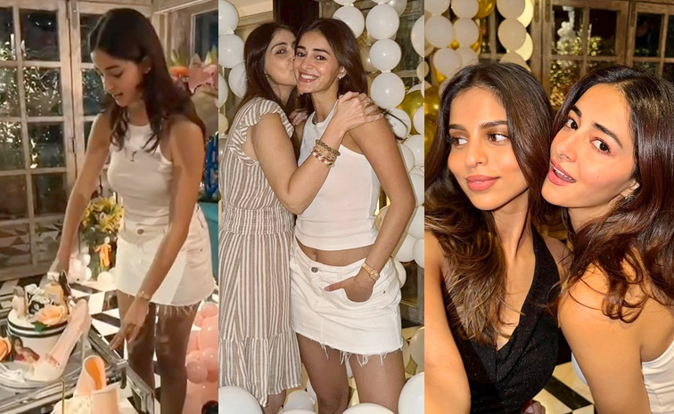 Actress Ananya Panday Birthday celebrations Photos1