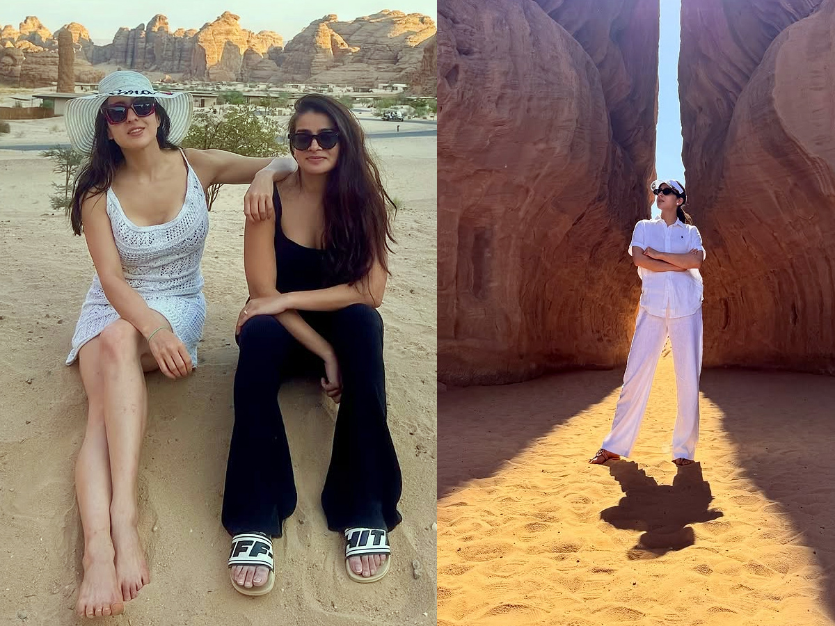 Sara Ali Khan in oasis city in desert country (photos)1