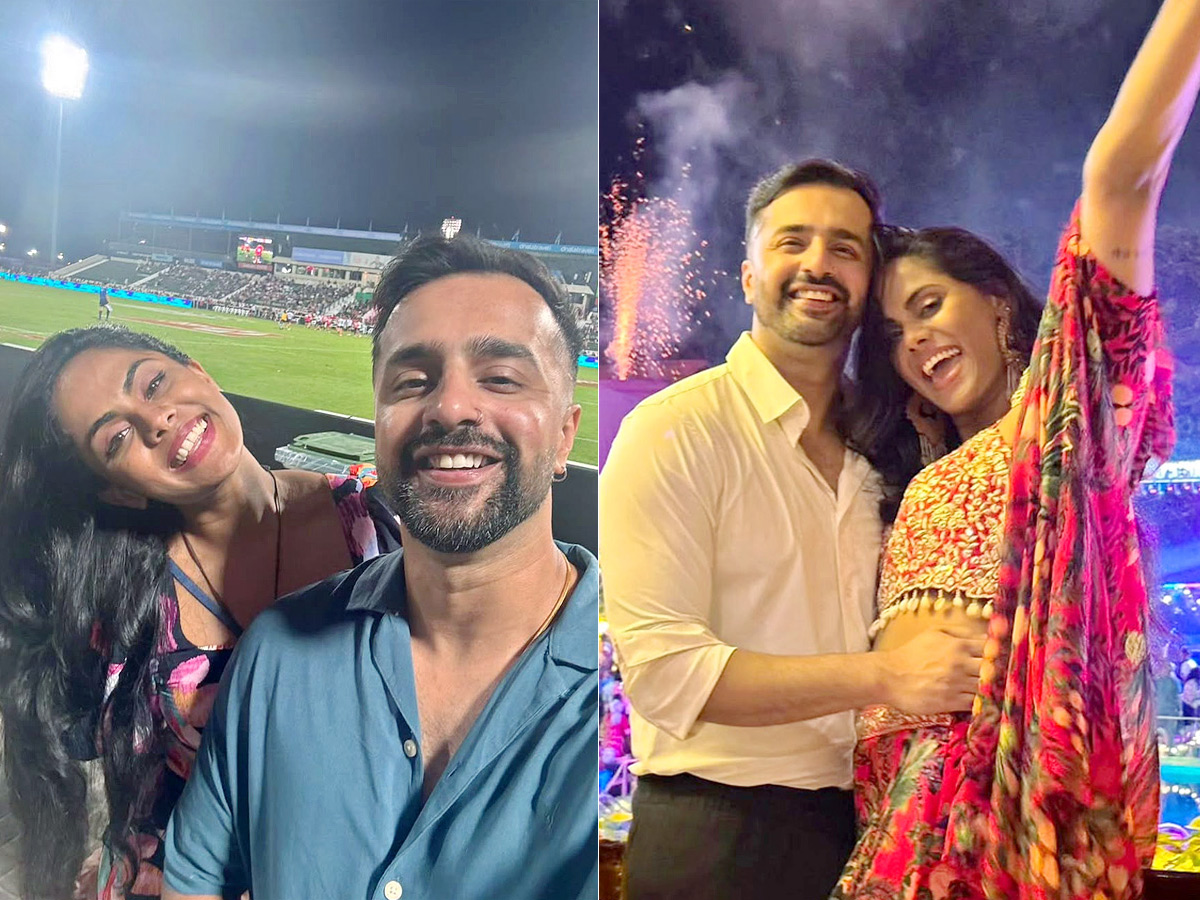 Actress Radha Daughter Karthika Nair 2nd Year Wedding Anniversary Photos1