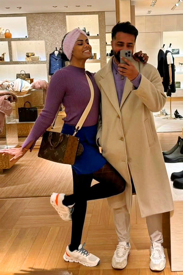 Actress Radha Daughter Karthika Nair 2nd Year Wedding Anniversary Photos5