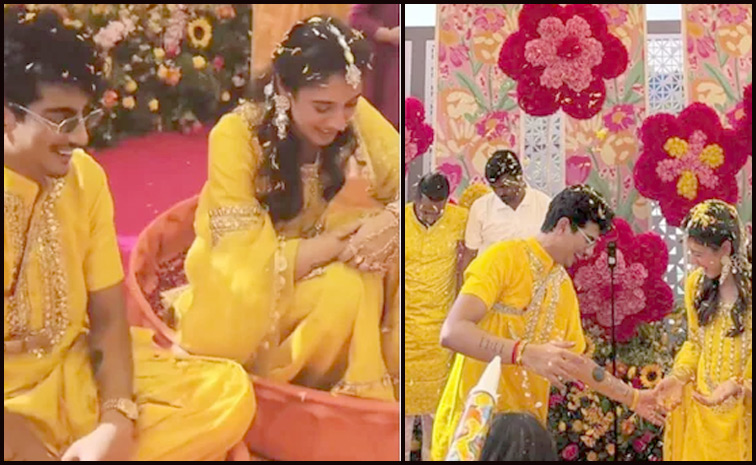 Smriti Mandhana Looks Gorgeous At Haldi Ceremony Photos1