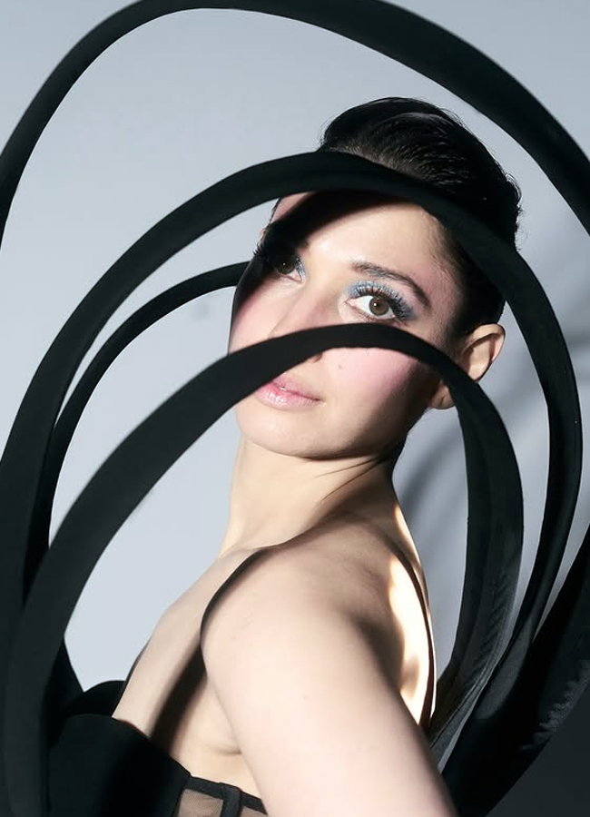 Tamannaah playing hide and seek in a variety dress (Photo)2