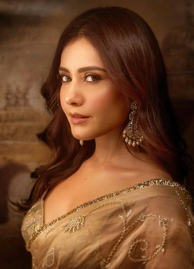 Raashi khanna looks mesmarizing in premium saree5
