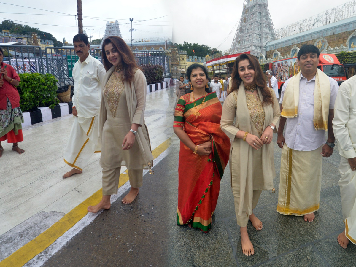 Actress Nikki Galrani at Tirumala Srivari Seva Photos1