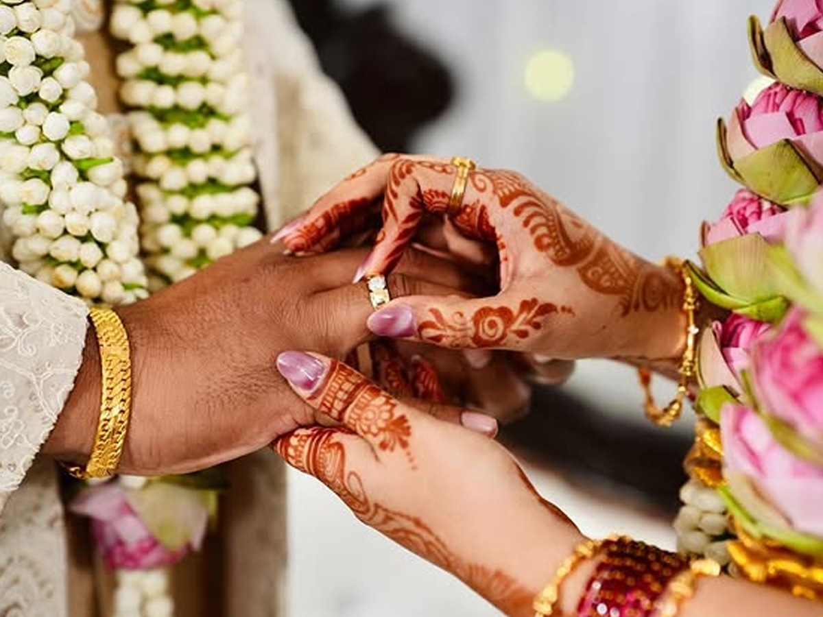 Telugu serial actress's engagement with her boyfriend (Photos)17