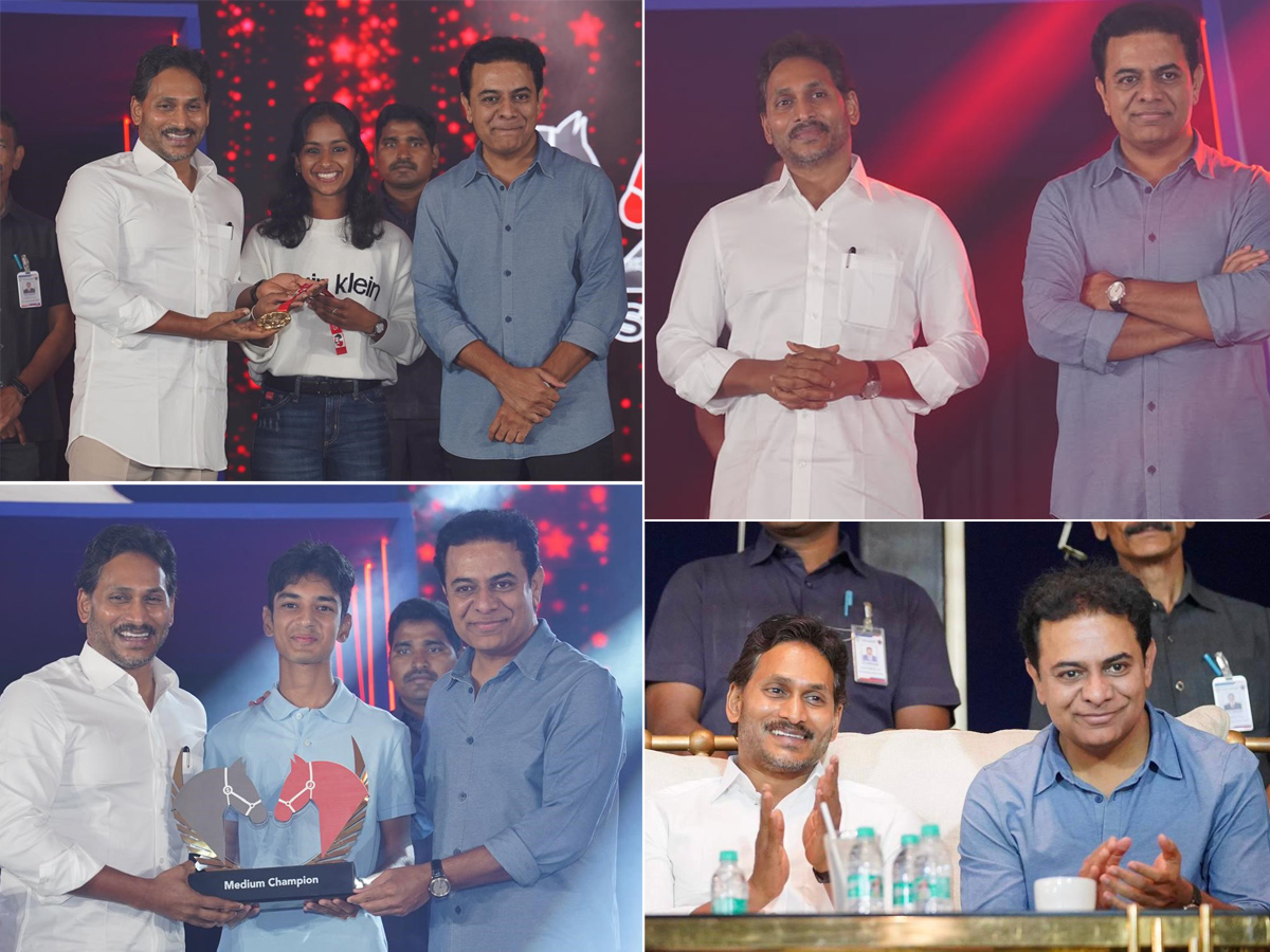 YS Jagan and KTR Attend Private Event in Bengaluru 1