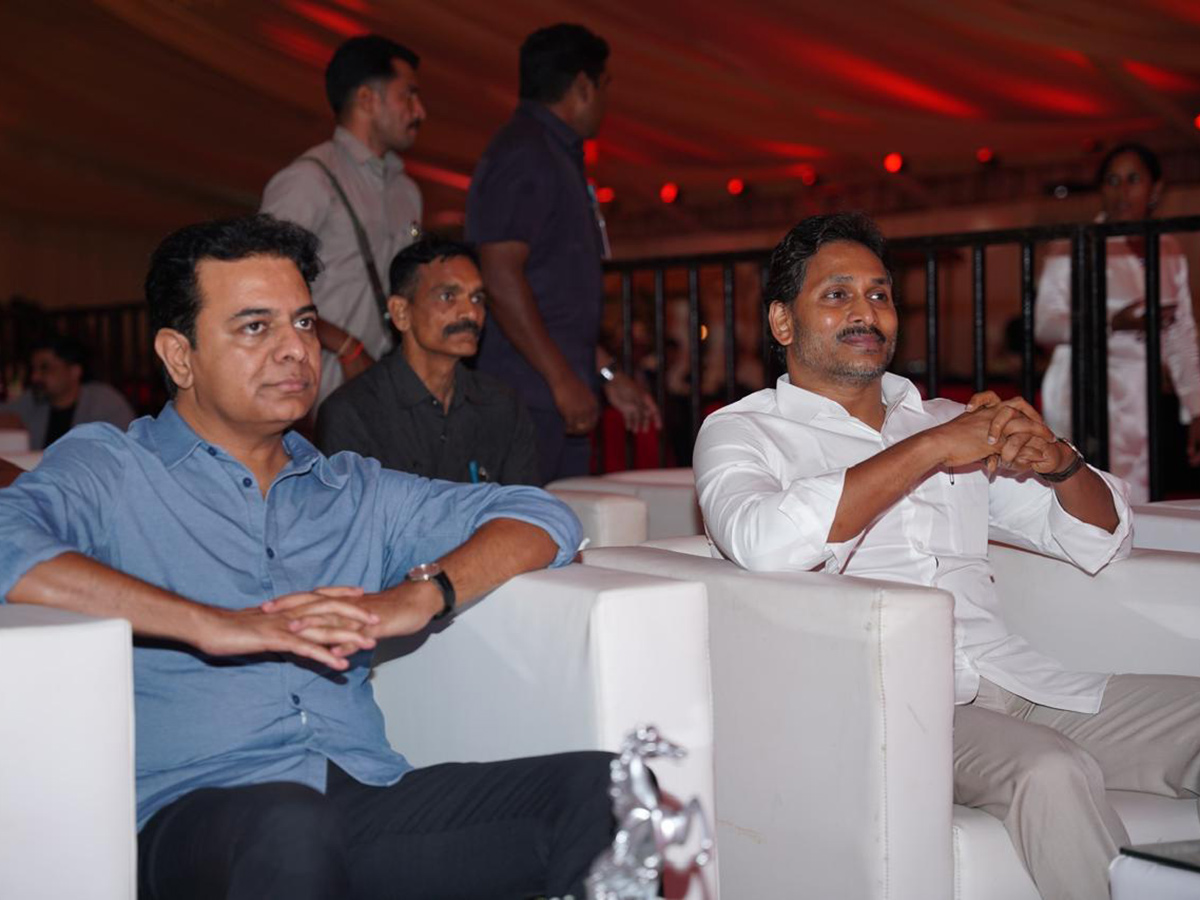 YS Jagan and KTR Attend Private Event in Bengaluru 3