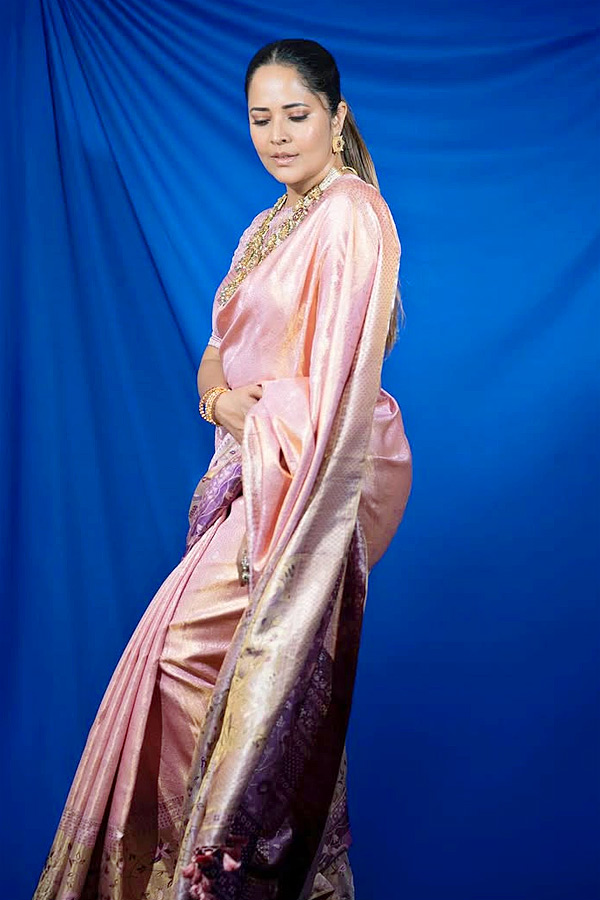 Anasuya Bharadwaj Stunning Looks In Saree Photos13
