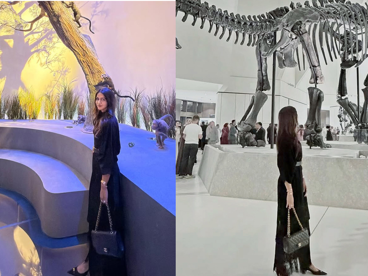 Icon Star Allu Arjun Wife Sneha Reddy At Dubai Museum Photos1