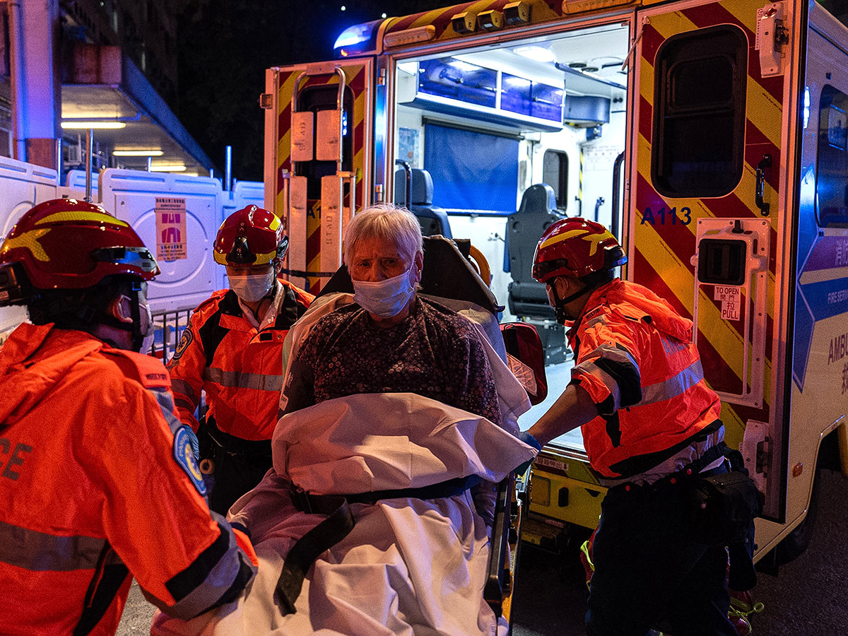 Fire broke out at Wang Fuk Court Tai Po district of Hong Kong22