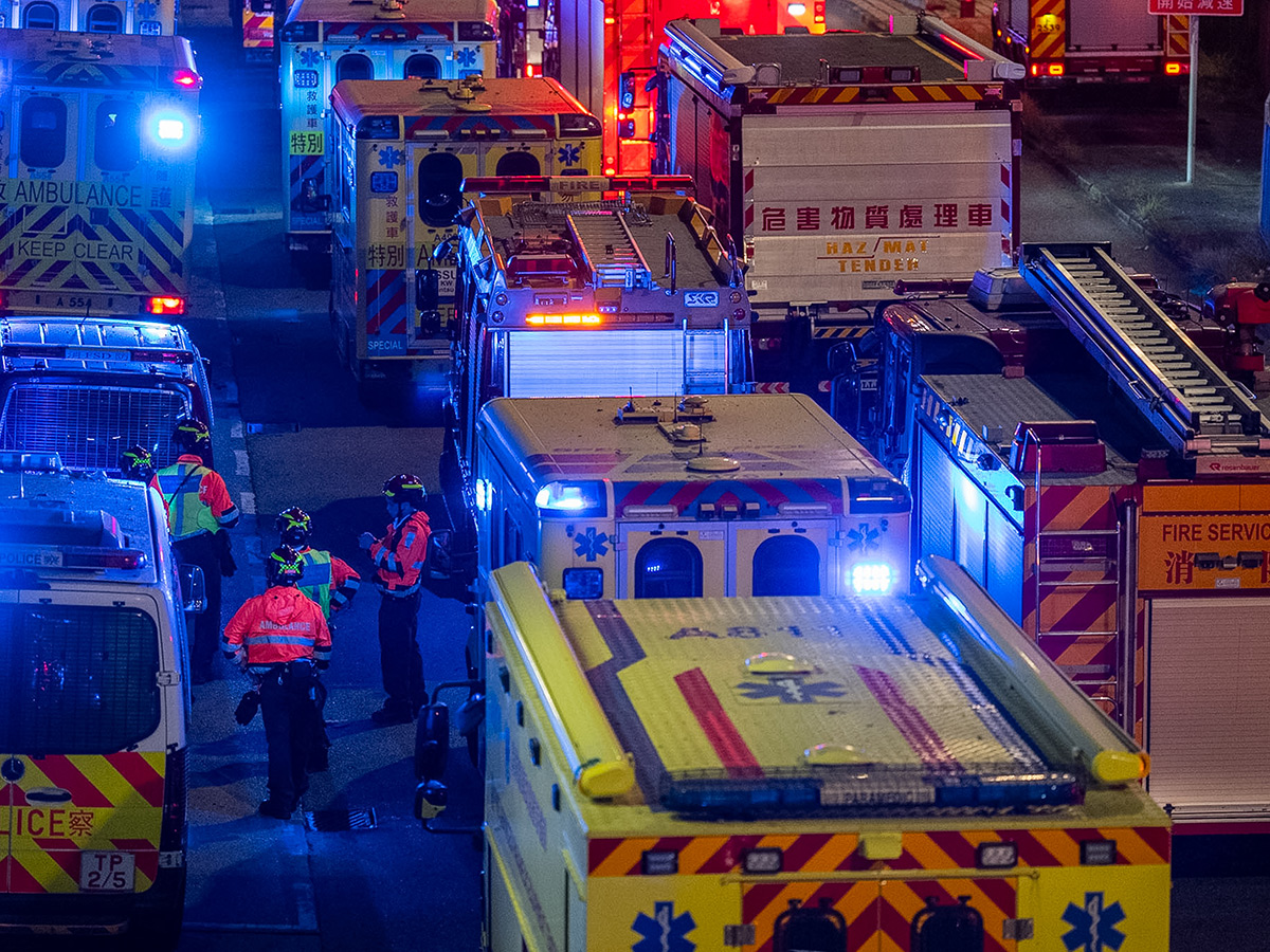 Fire broke out at Wang Fuk Court Tai Po district of Hong Kong3