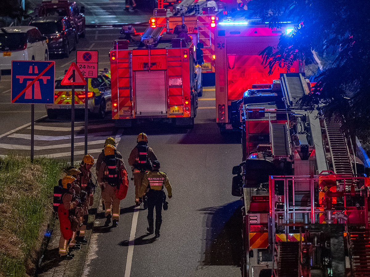 Fire broke out at Wang Fuk Court Tai Po district of Hong Kong6