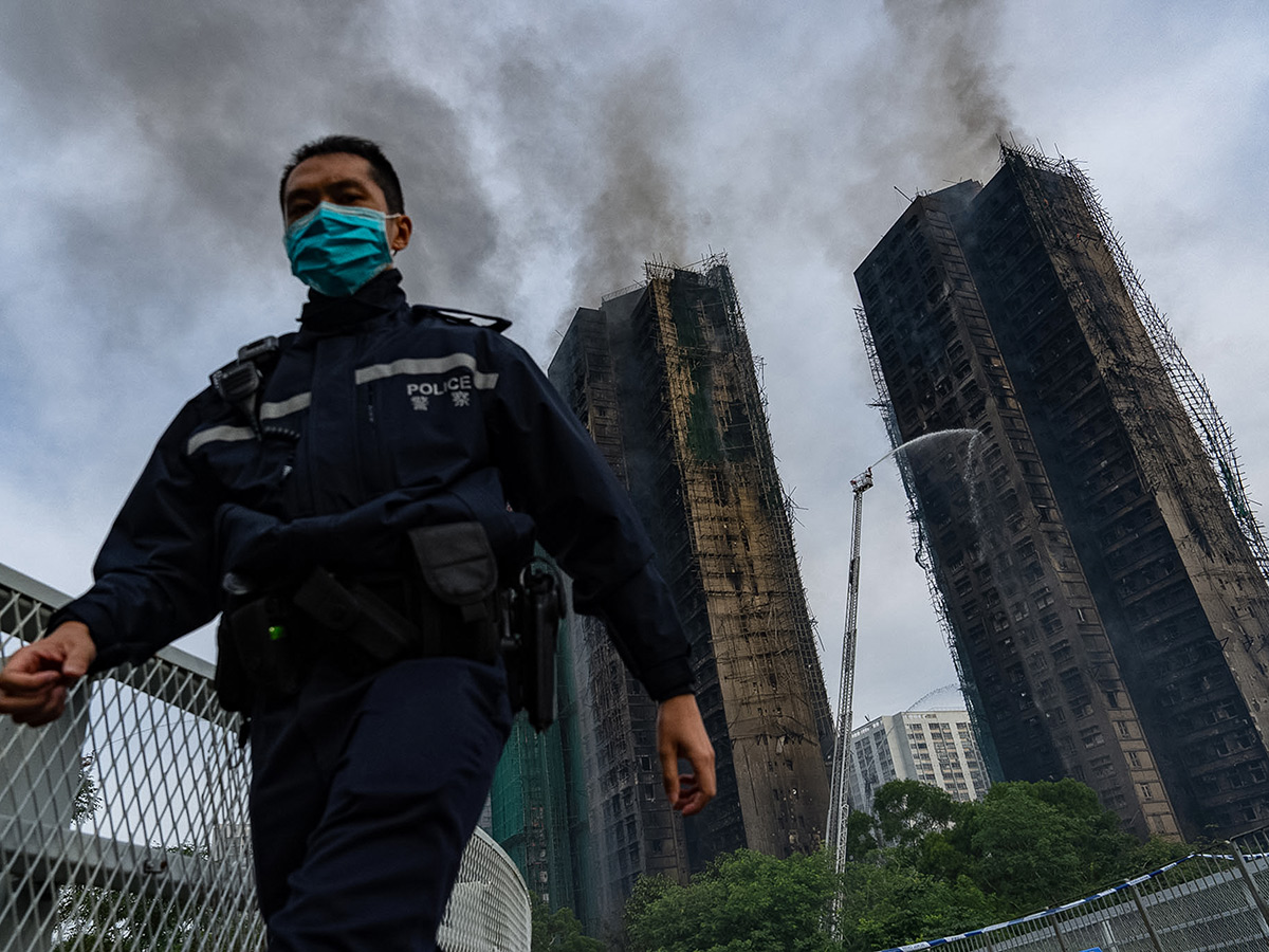 Fire broke out at Wang Fuk Court Tai Po district of Hong Kong8