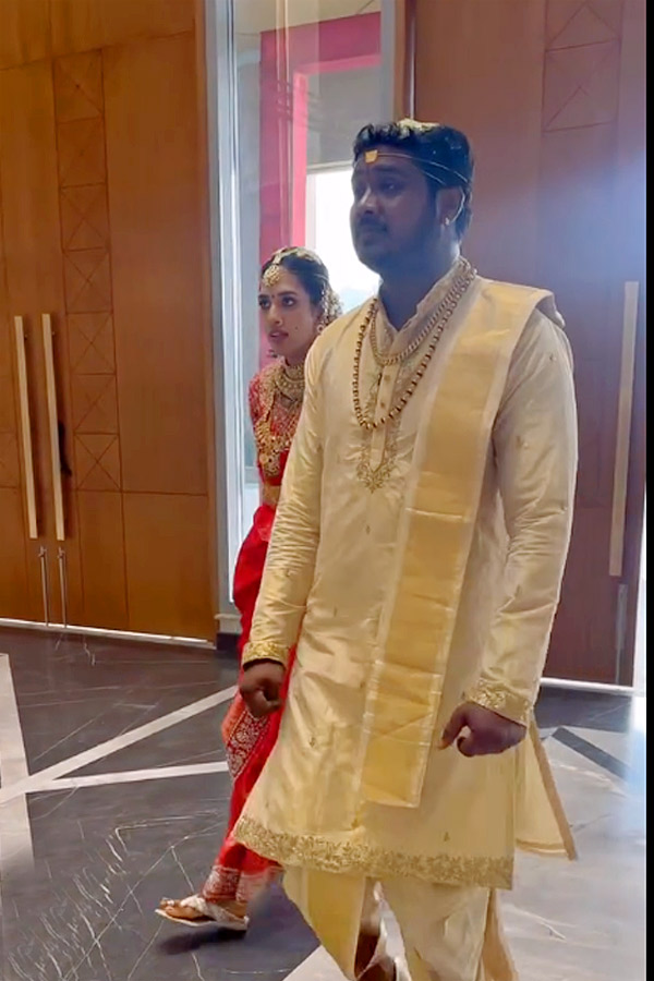 Singer Rahul Sipligunj Marries Fiancée Harinya Reddy Photos8