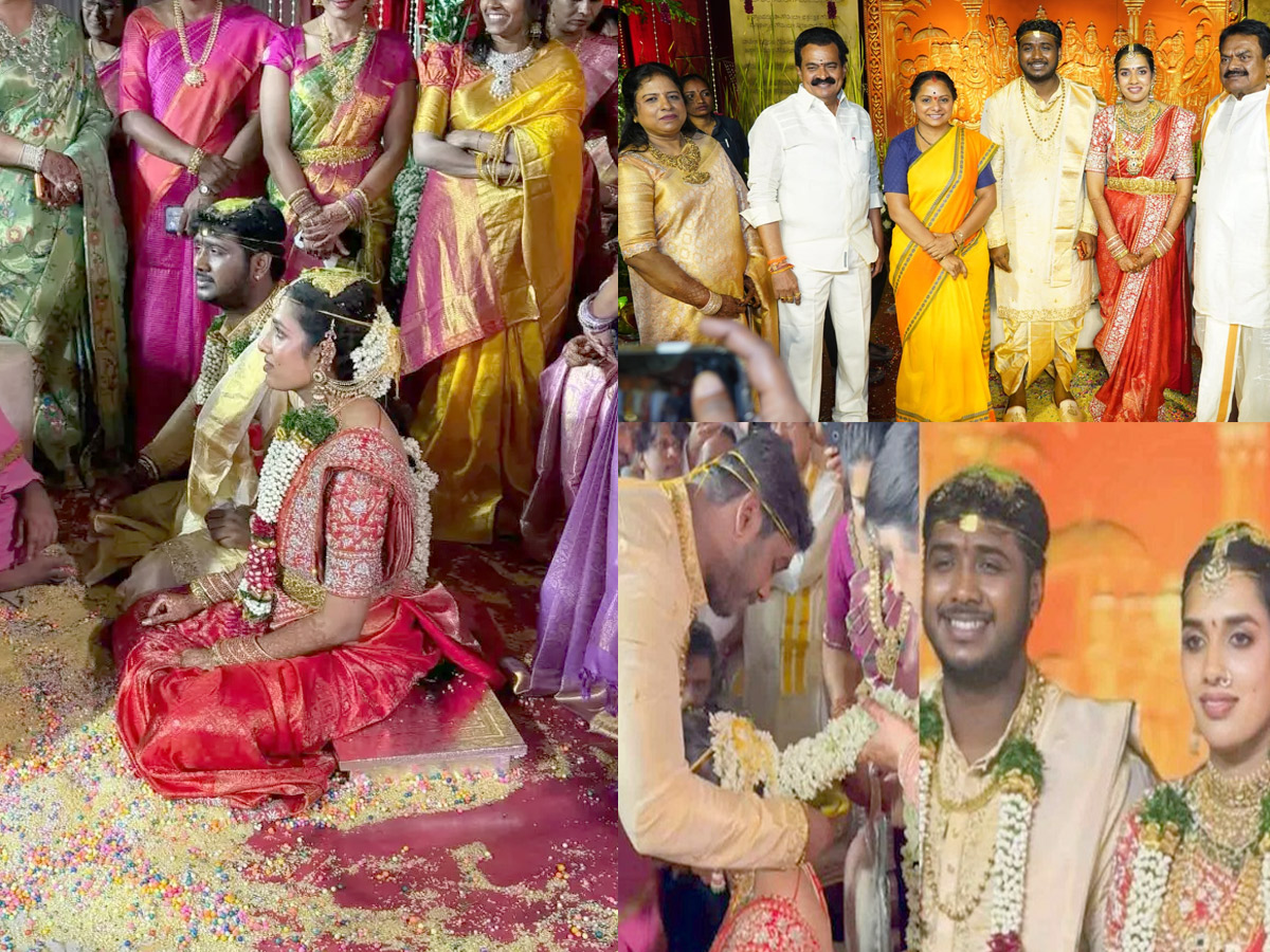 Singer Rahul Sipligunj Marries Fiancée Harinya Reddy Photos1
