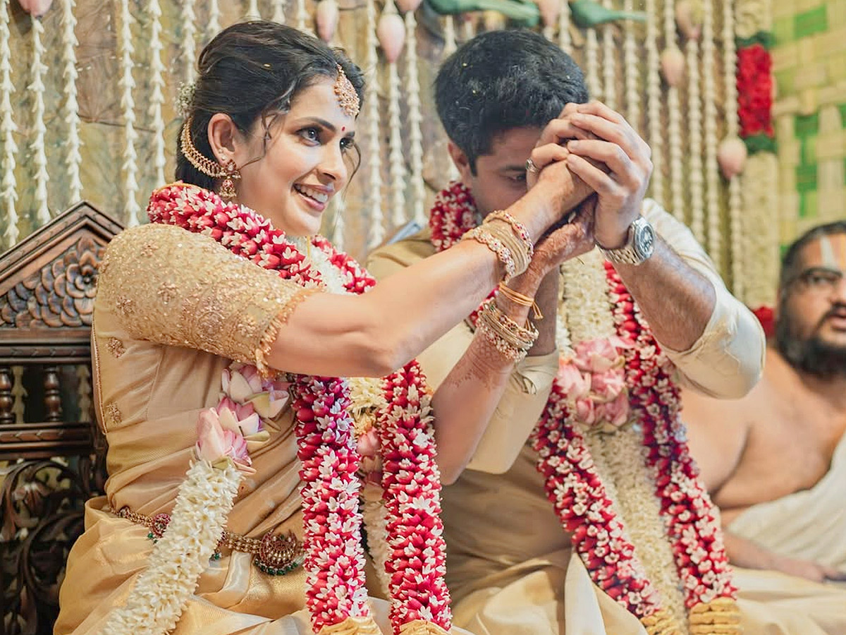 Big Boss Tamil fame Samyuktha Shan marries cricketer Aniruddha Srikanth Photos4