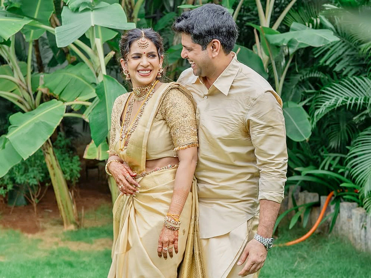 Big Boss Tamil fame Samyuktha Shan marries cricketer Aniruddha Srikanth Photos6