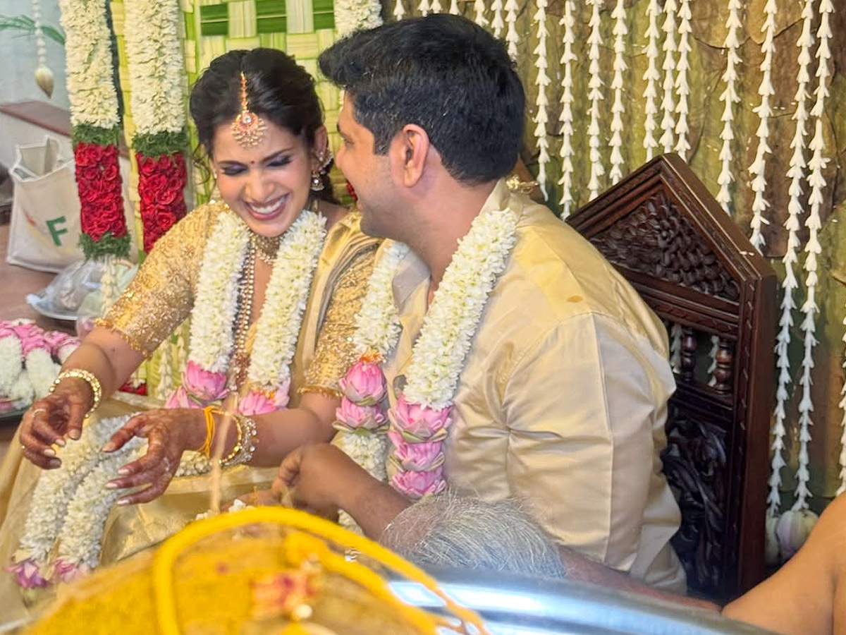 Big Boss Tamil fame Samyuktha Shan marries cricketer Aniruddha Srikanth Photos8