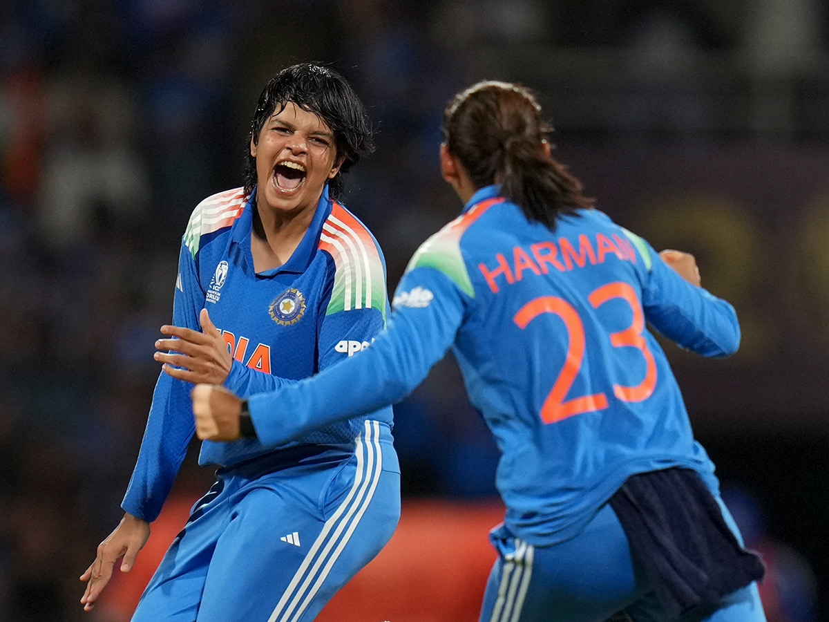  ICC Womens World Cup Final Celebrate with the Trophy Ceremony Photos27