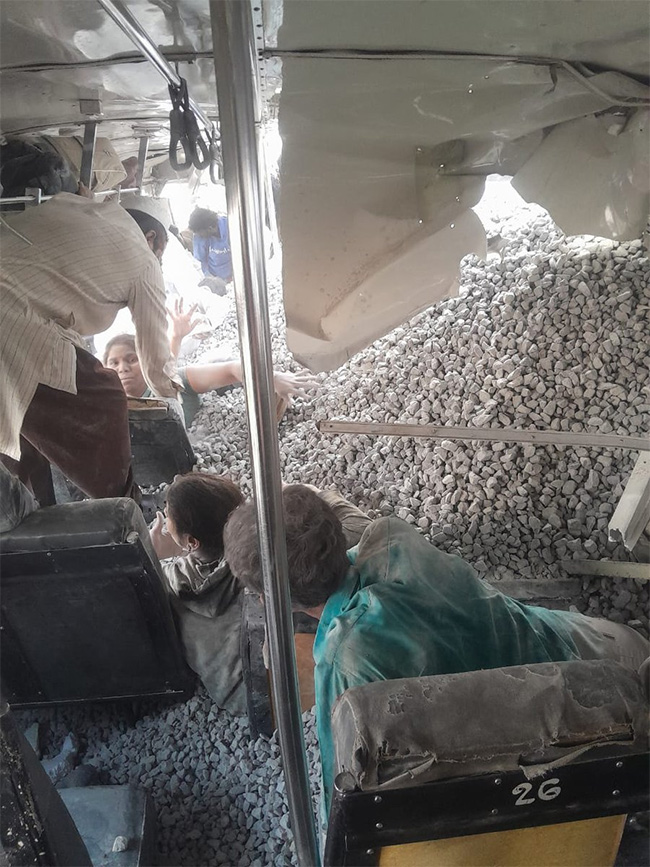 Telangana : Chevella Bus Accident Photos11