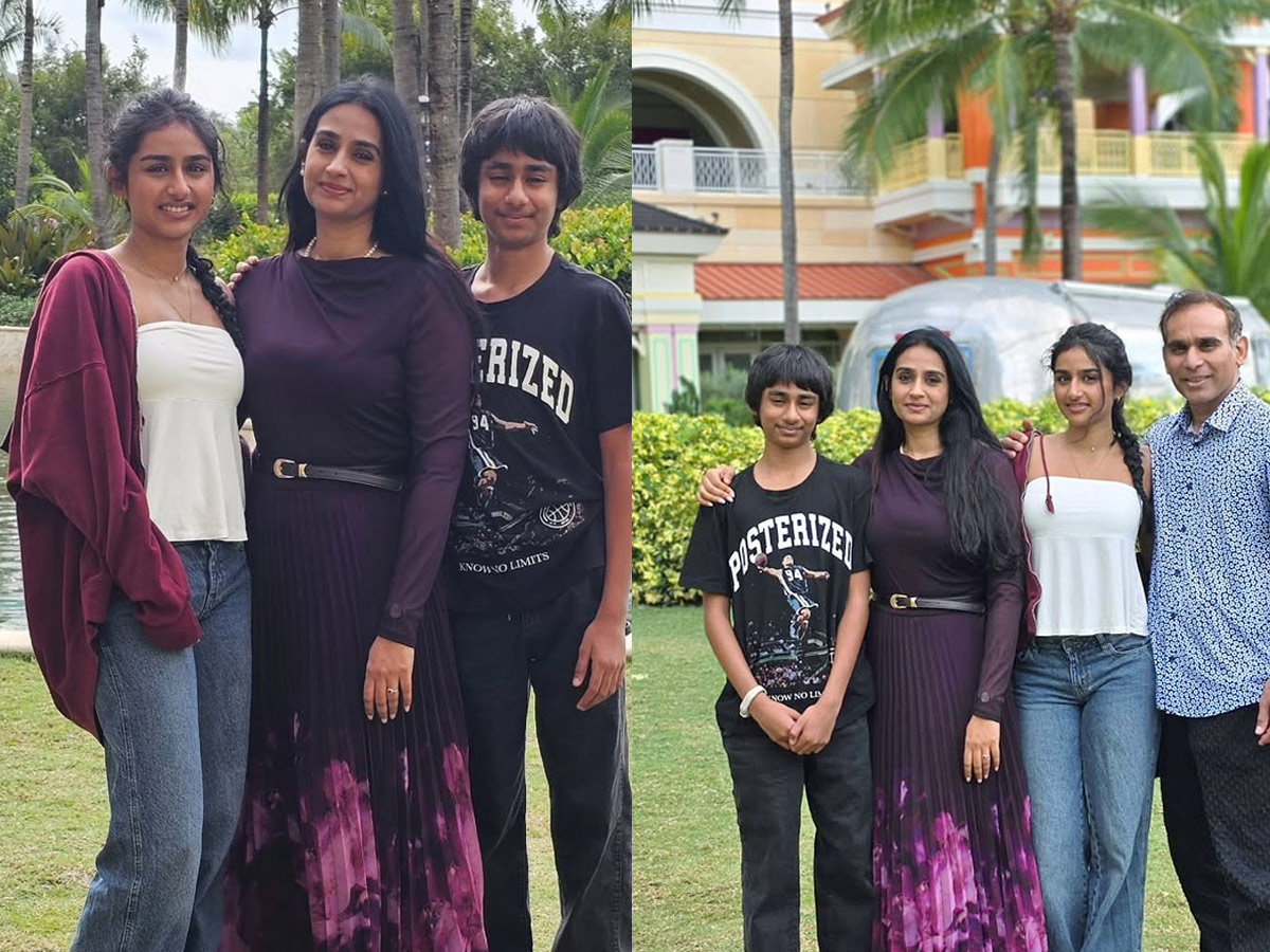 Actress Laya gorty Enjoying vacation with Family Photos1